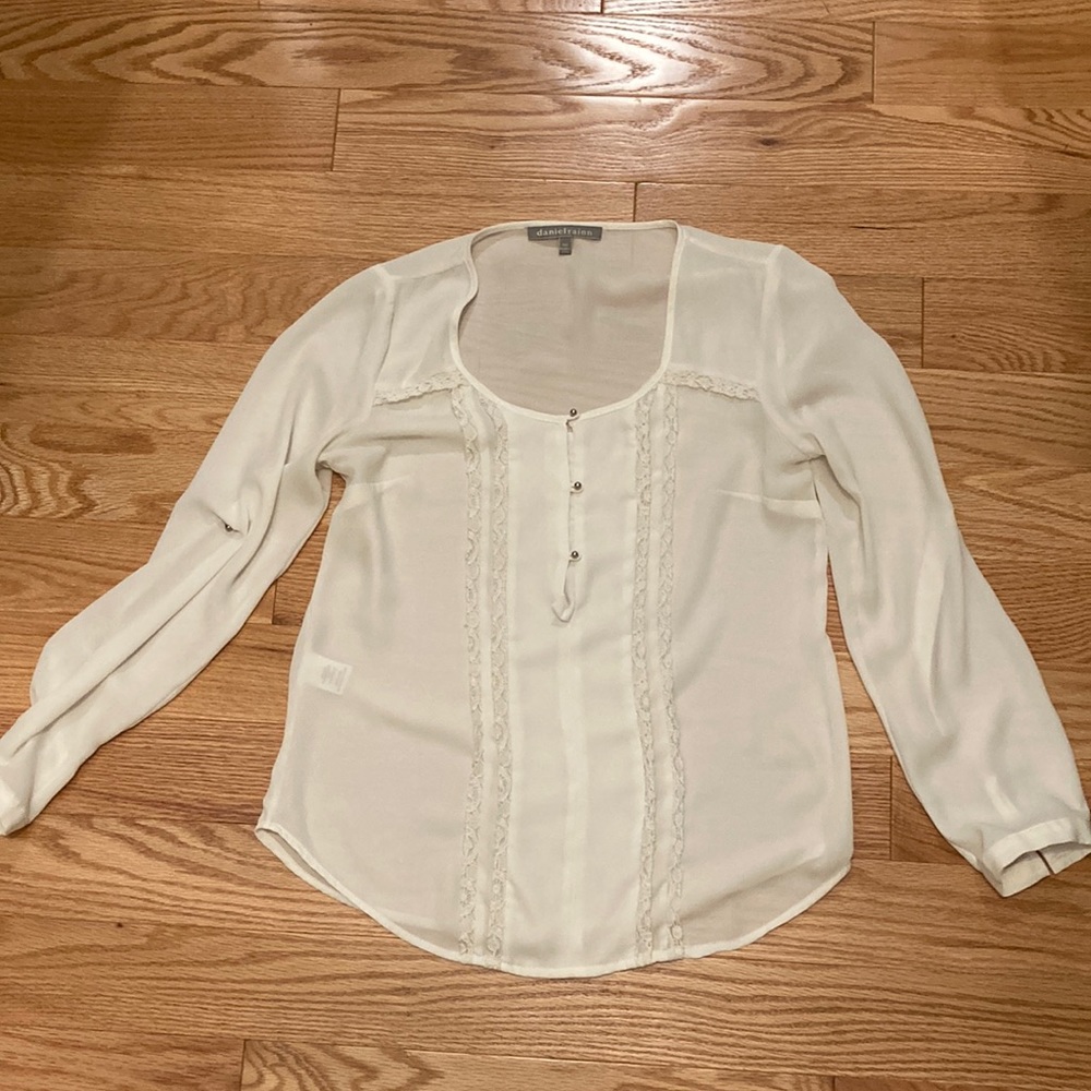 Petite XS white blouse